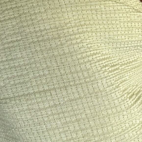 Lulus Tiered Ruffle Puff Sleeve Midi Dress, Green, size Small, Lightweight - Picture 12 of 12